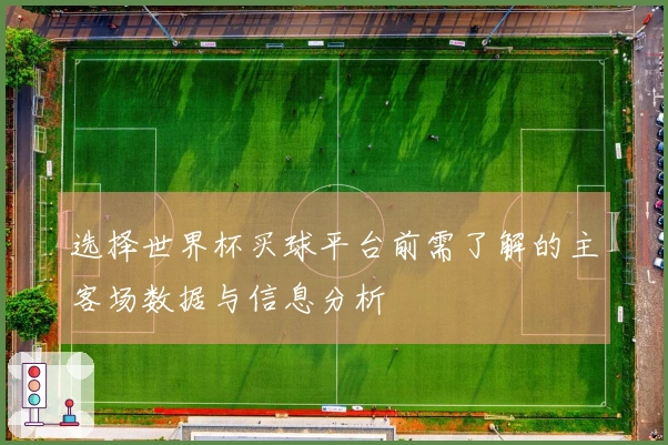 选择世界杯买球平台前需了解的主客场数据与信息分析
